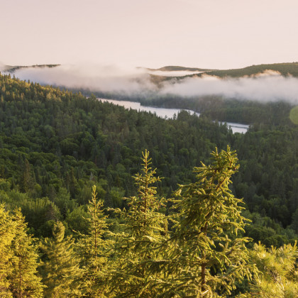 La Mauricie National Park in Quebec La Mauricie National Park in Quebec. Quebec, Canada.